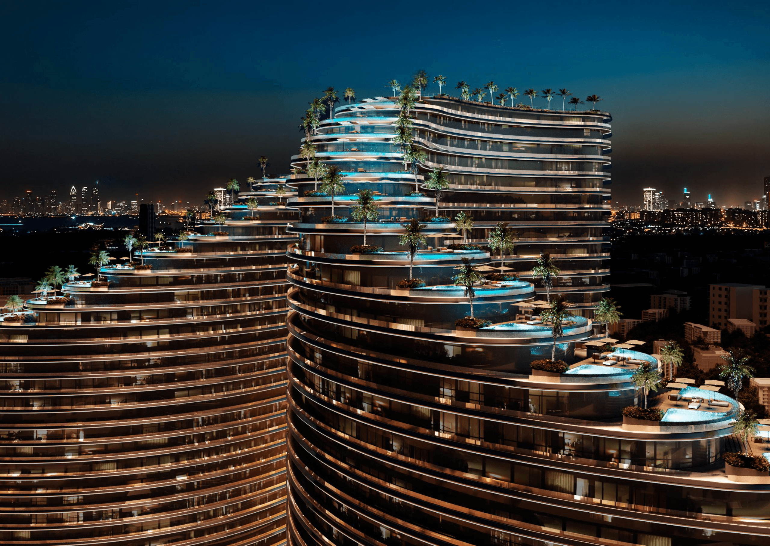 Binghatti Skyflame — Exterior View