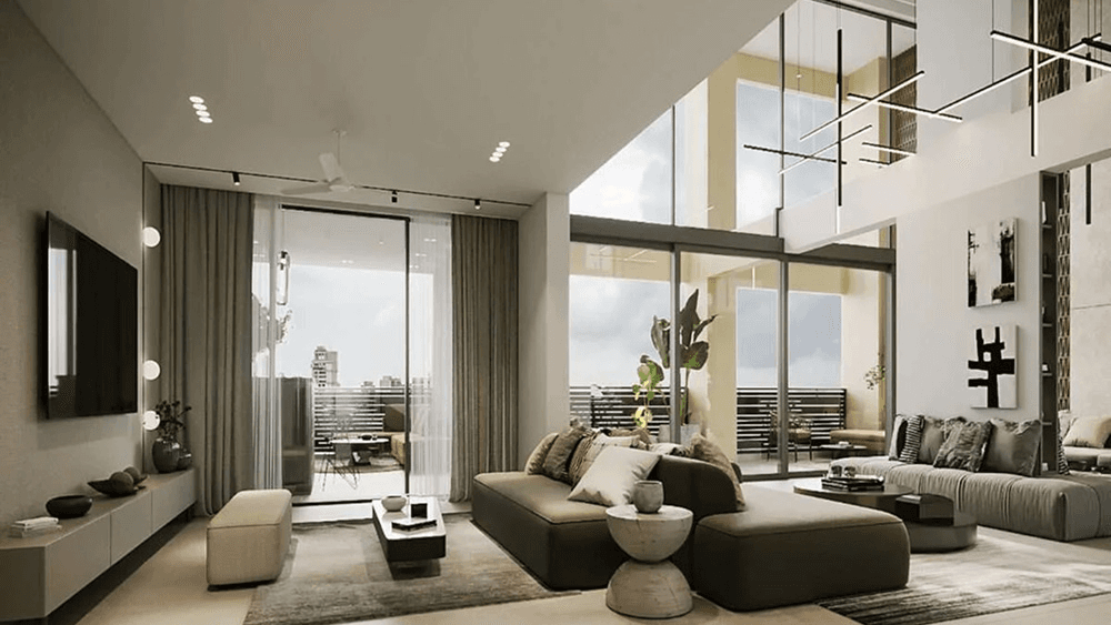Binghatti Skyflame — Lobby & Reception